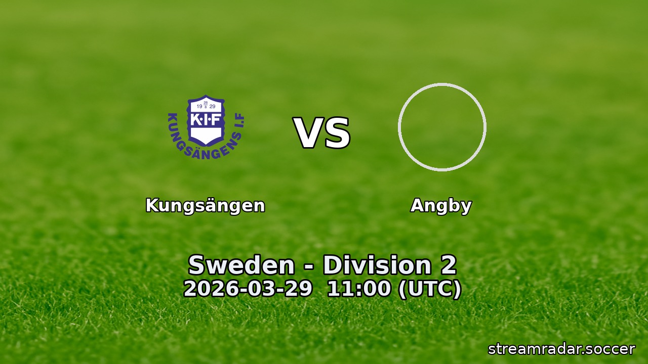 Kungsängen vs Angby