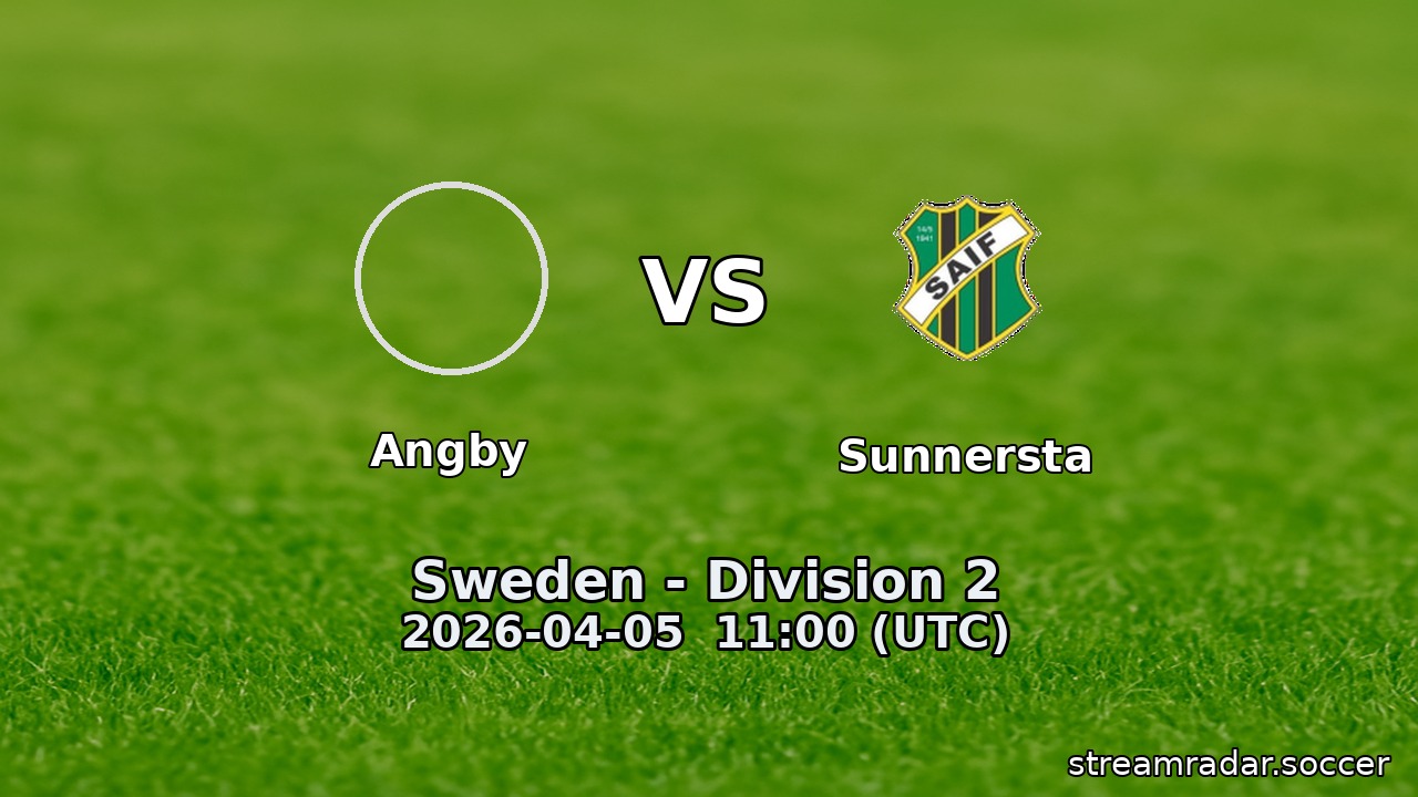 Angby vs Sunnersta