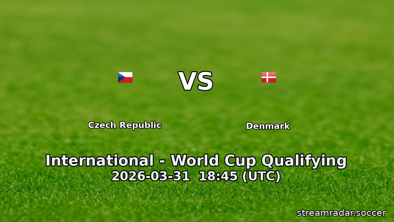 Czech Republic vs Denmark