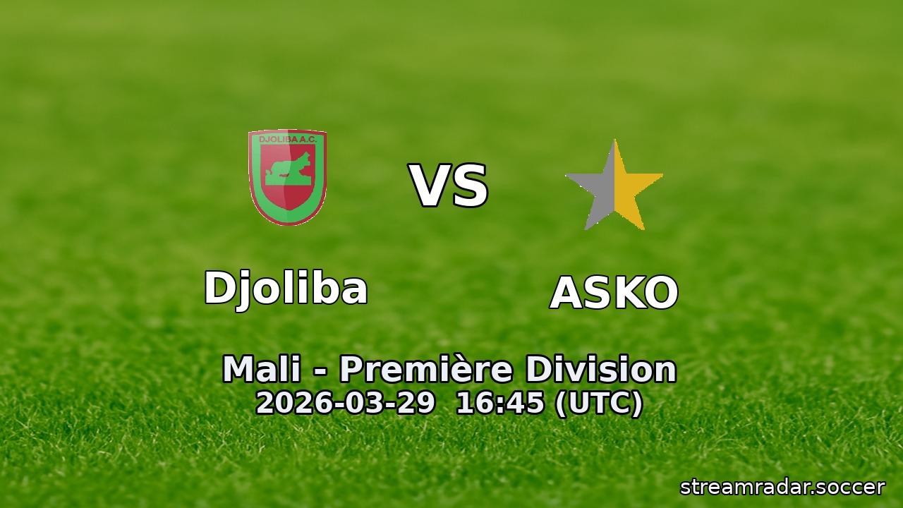 Djoliba vs ASKO