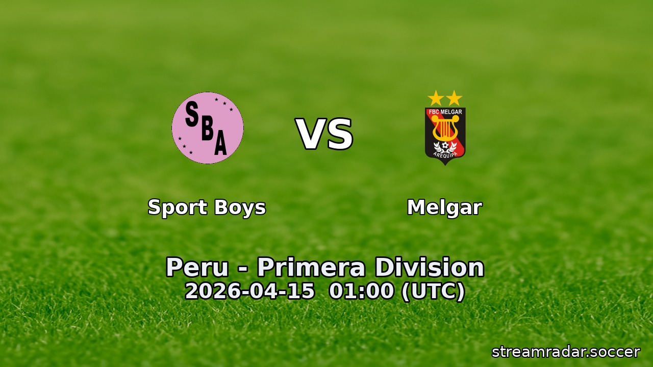 Sport Boys vs Melgar
