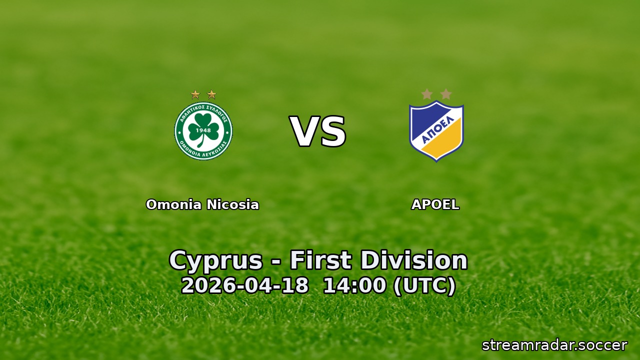 Omonia Nicosia vs APOEL