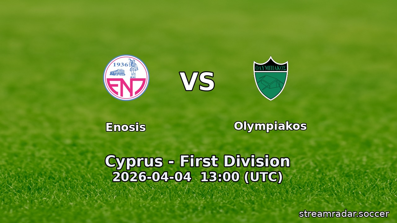 Enosis vs Olympiakos