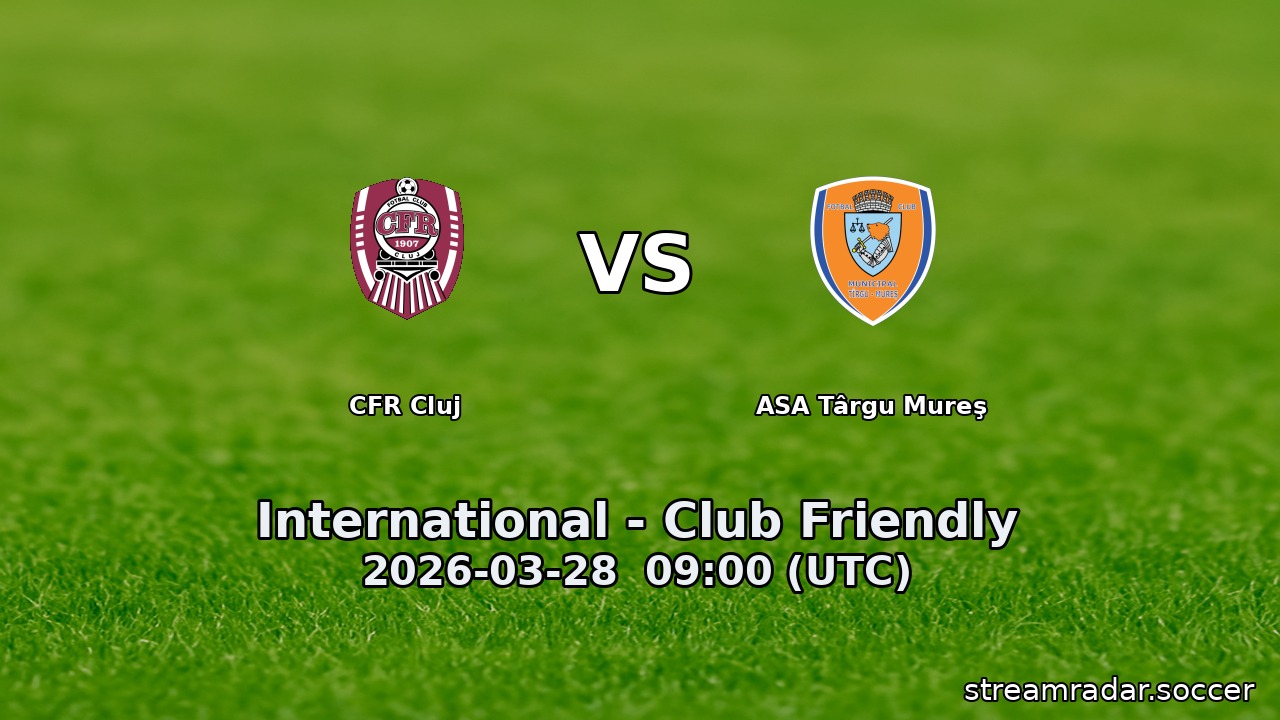 CFR Cluj vs ASA Târgu Mureş