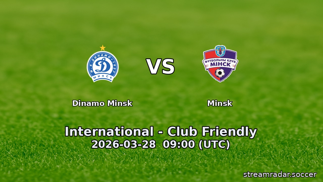 Dinamo Minsk vs Minsk