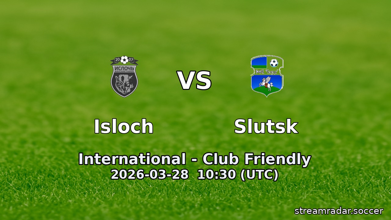 Isloch vs Slutsk
