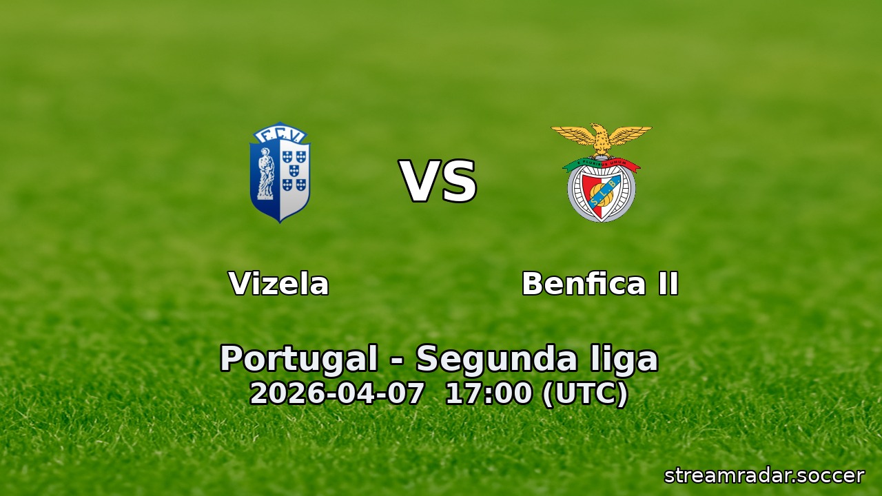 Vizela vs Benfica II