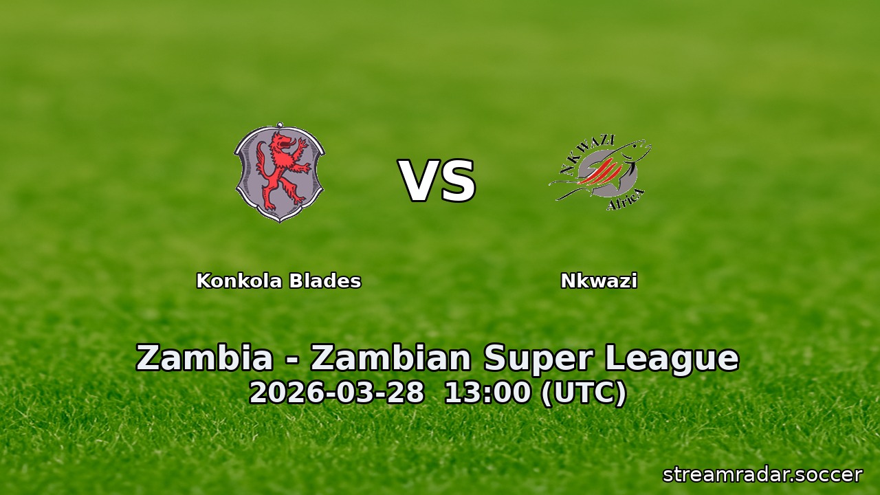 Konkola Blades vs Nkwazi