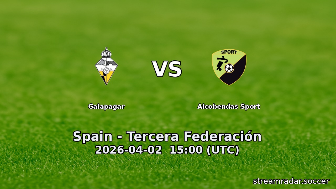 Galapagar vs Alcobendas Sport