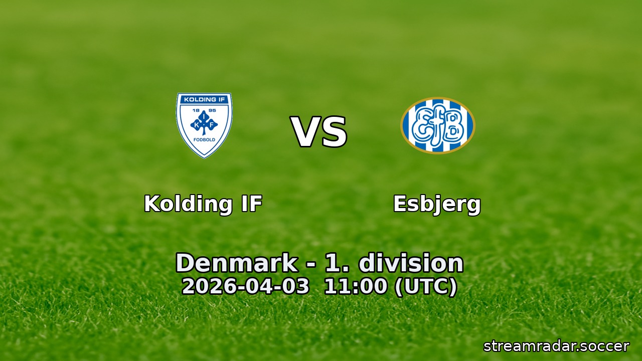 Kolding IF vs Esbjerg