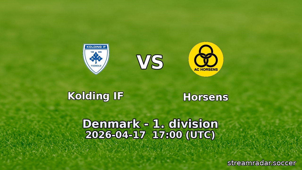 Kolding IF vs Horsens