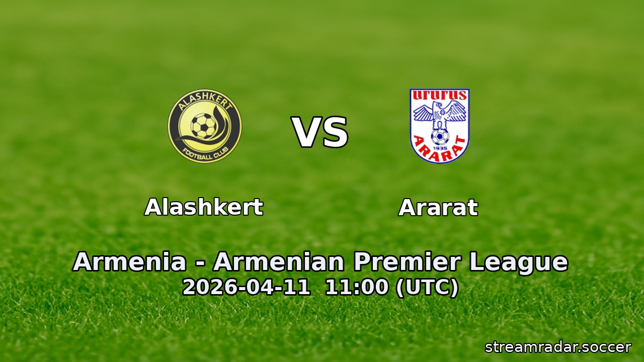Alashkert vs Ararat