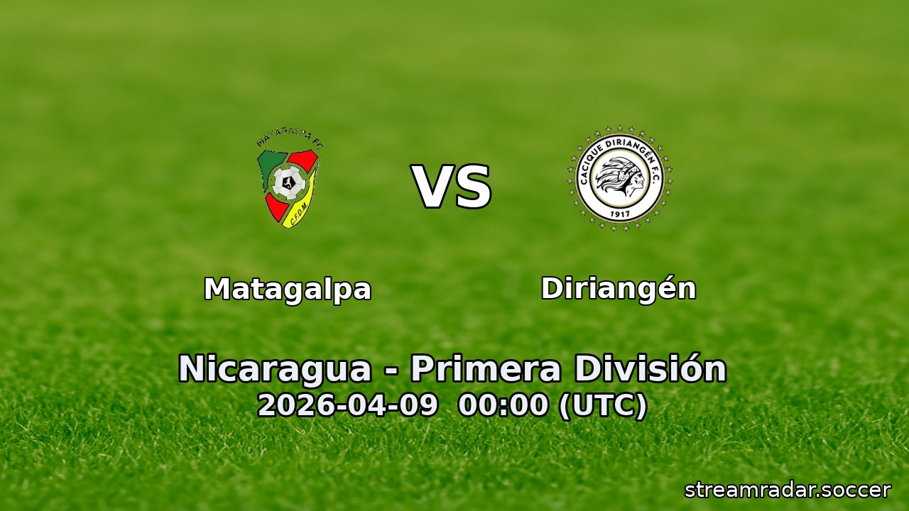 Matagalpa vs Diriangén
