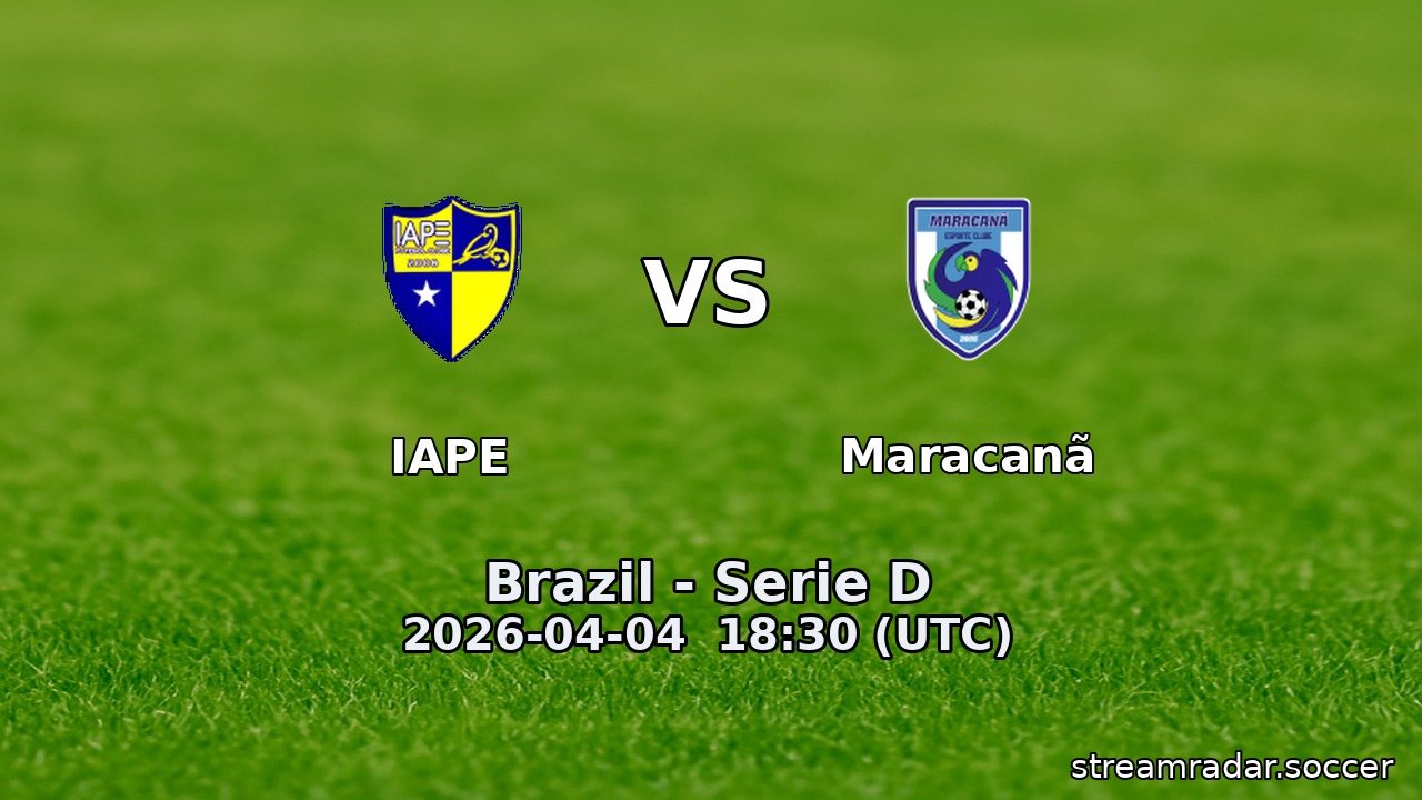 IAPE vs Maracanã