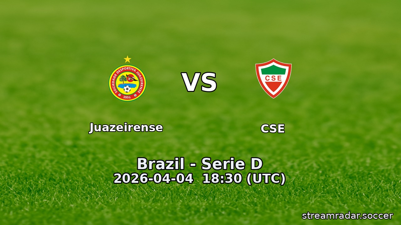 Juazeirense vs CSE