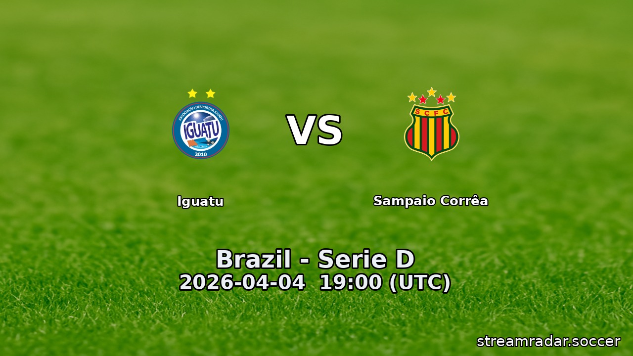 Iguatu vs Sampaio Corrêa