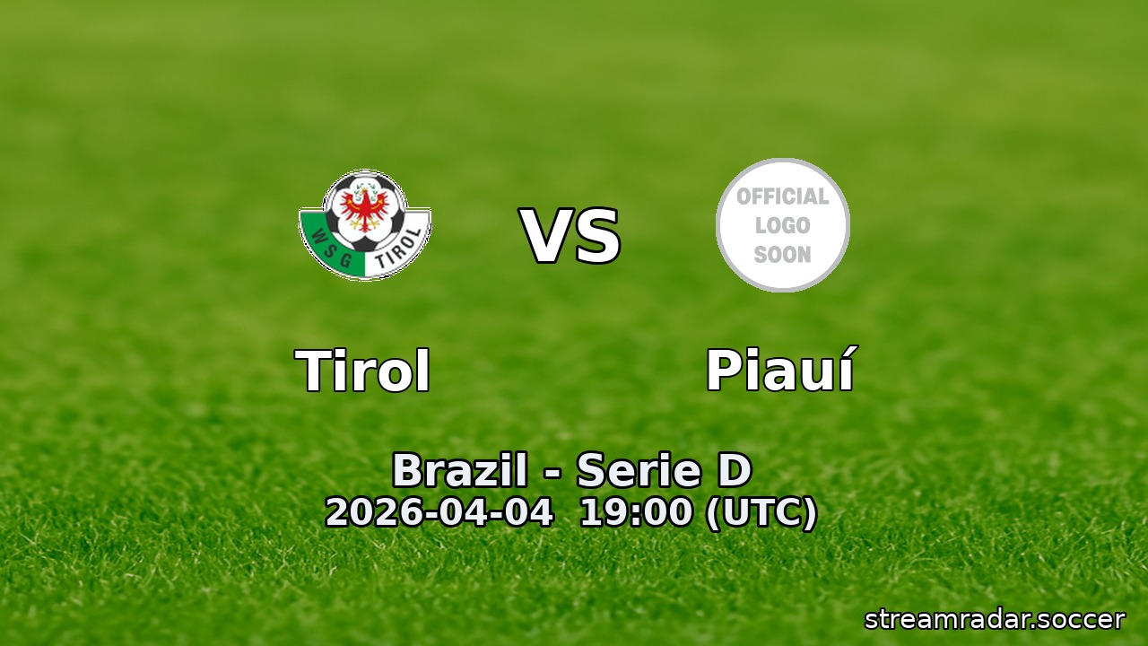 Tirol vs Piauí