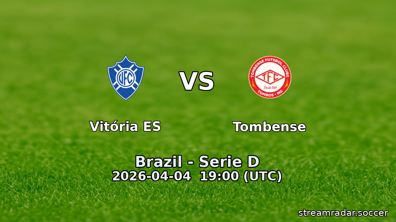 Vitória ES vs Tombense