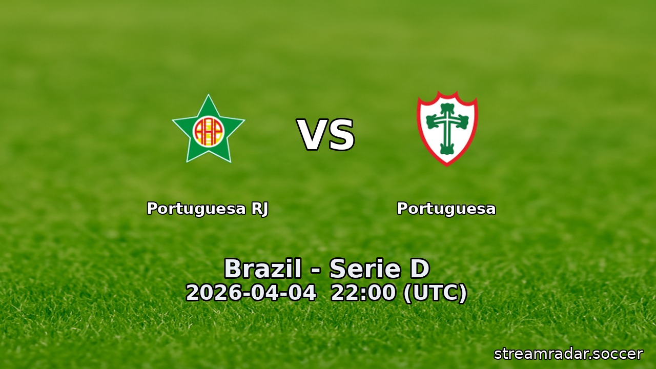 Portuguesa RJ vs Portuguesa
