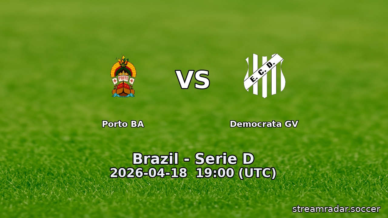 Porto BA vs Democrata GV