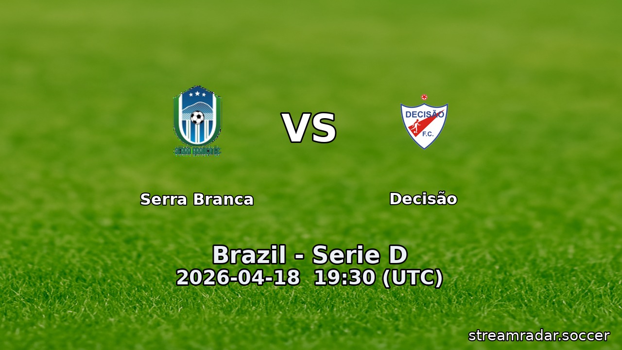 Serra Branca vs Decisão