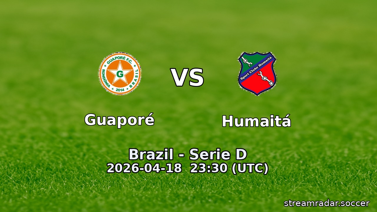 Guaporé vs Humaitá