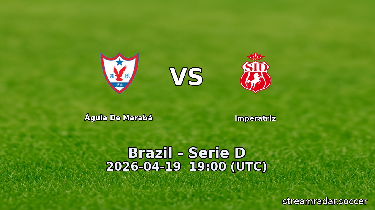 Águia De Marabá vs Imperatriz