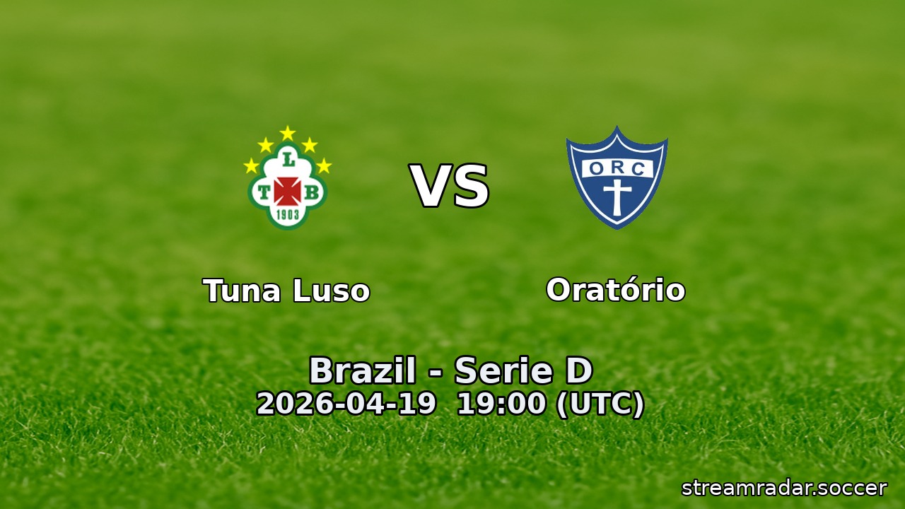 Tuna Luso vs Oratório