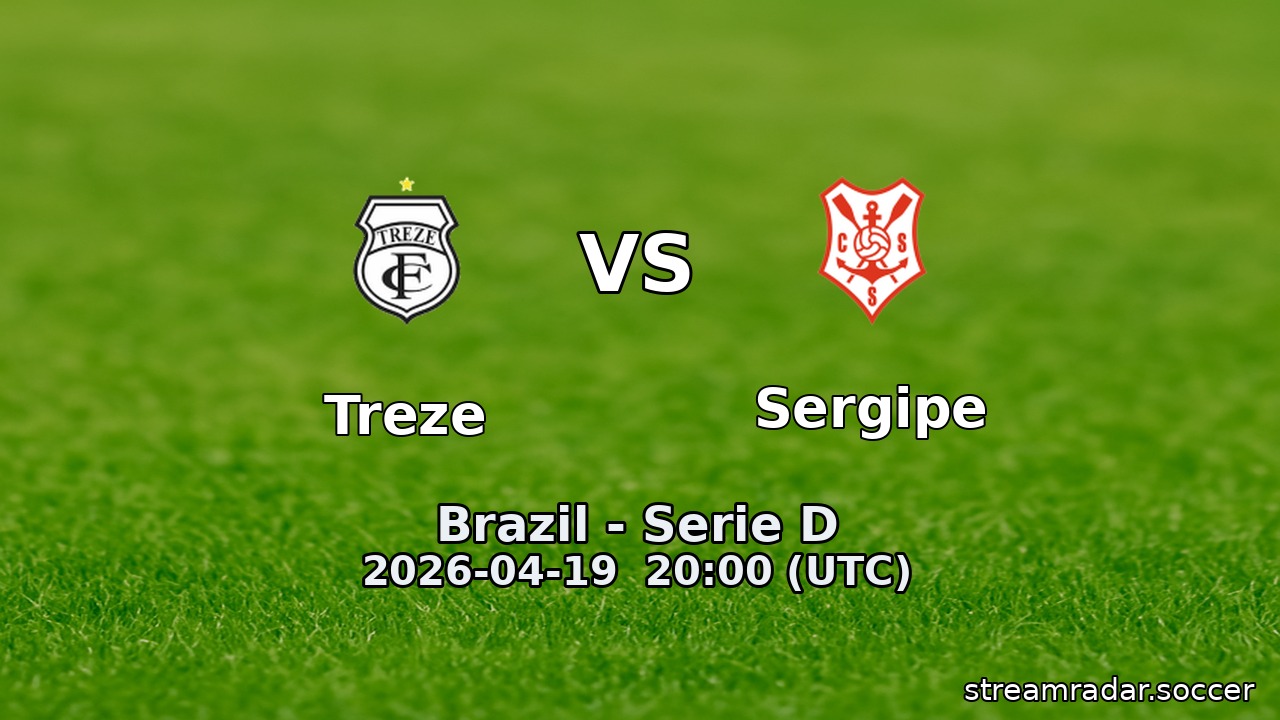 Treze vs Sergipe
