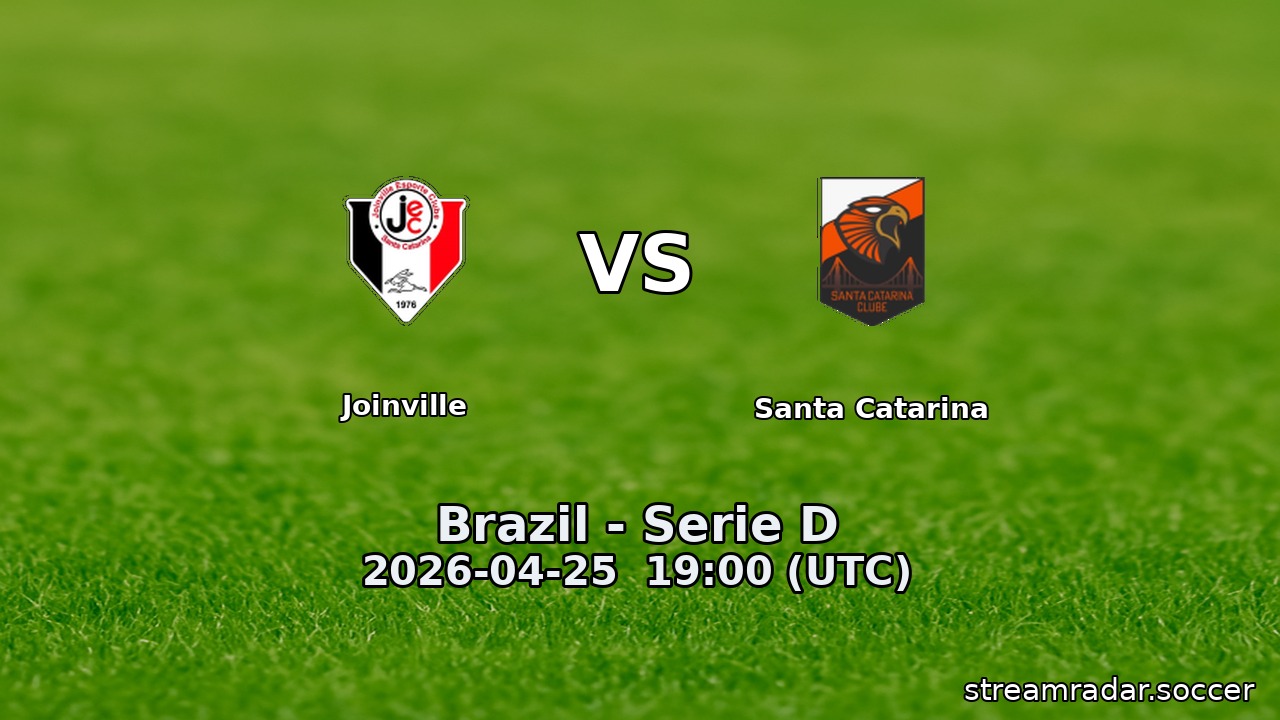 Joinville vs Santa Catarina
