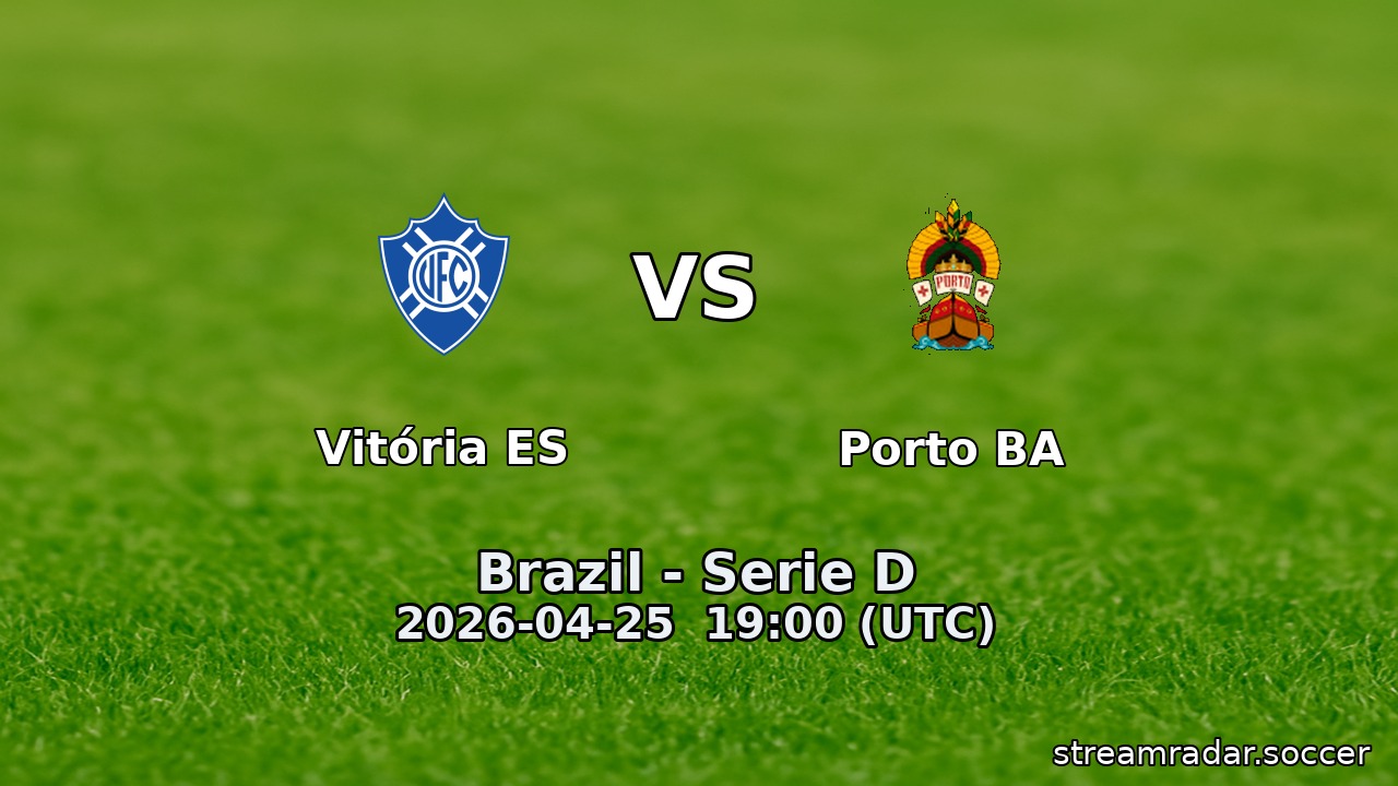 Vitória ES vs Porto BA