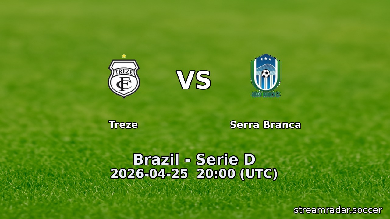 Treze vs Serra Branca