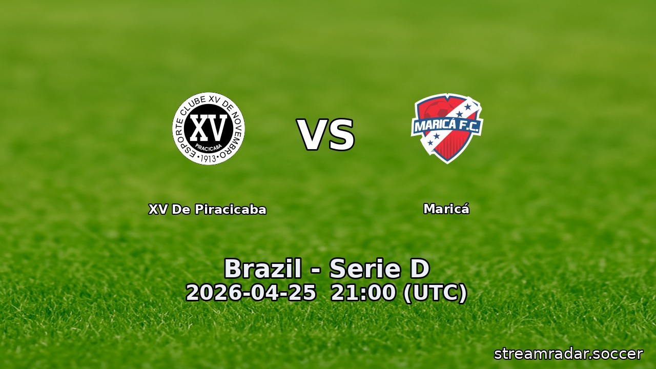 XV De Piracicaba vs Maricá