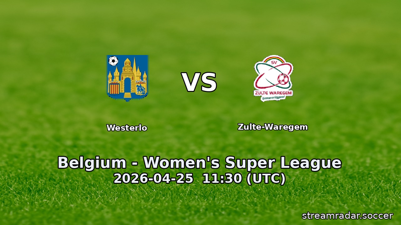 Westerlo vs Zulte-Waregem