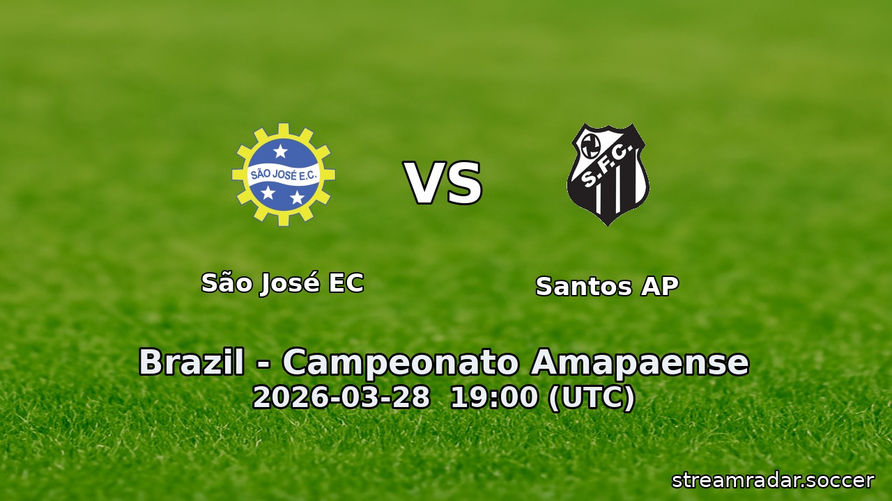 São José EC vs Santos AP