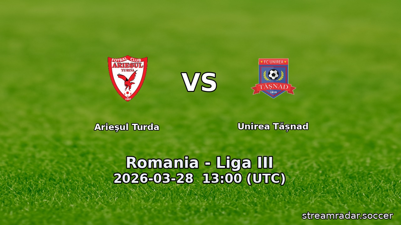 Arieşul Turda vs Unirea Tășnad
