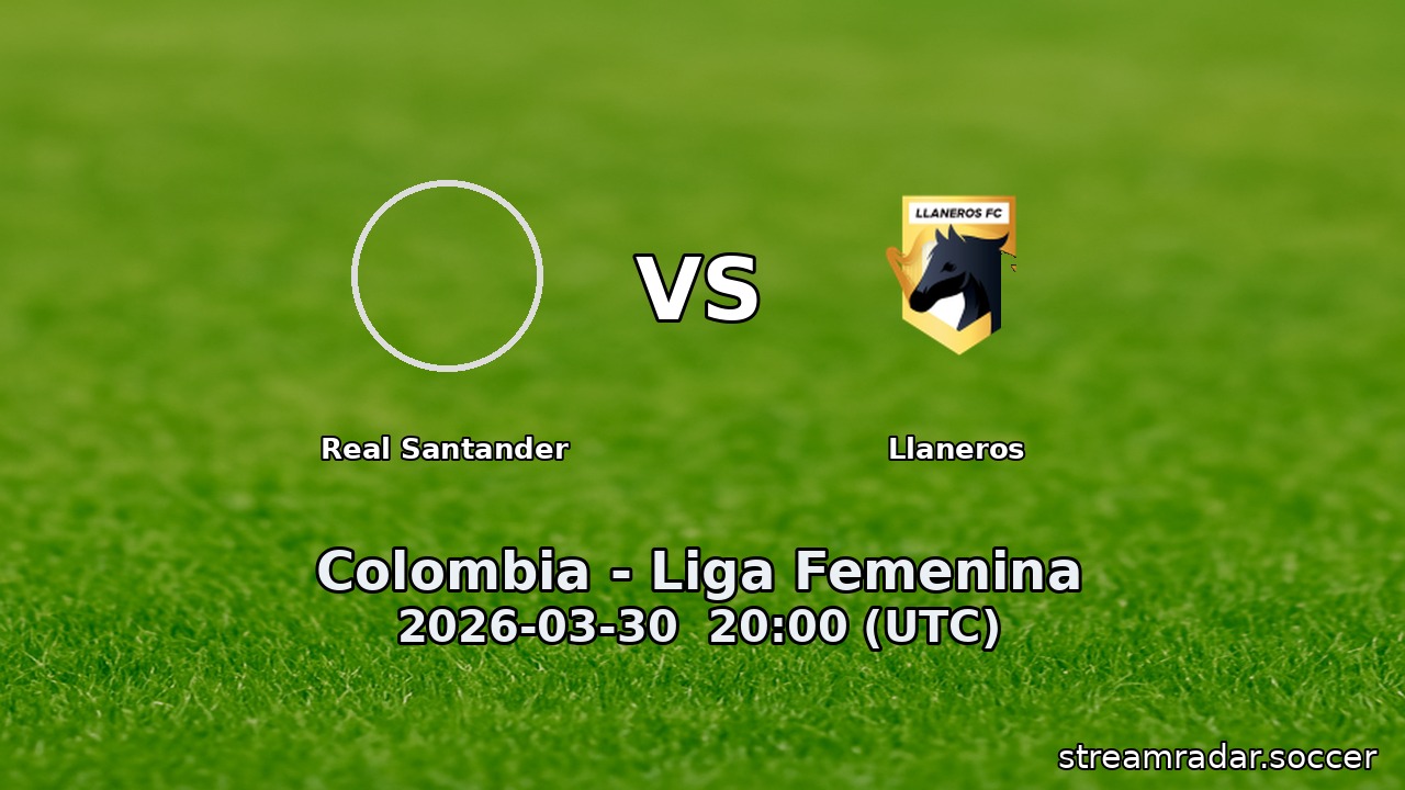 Real Santander vs Llaneros