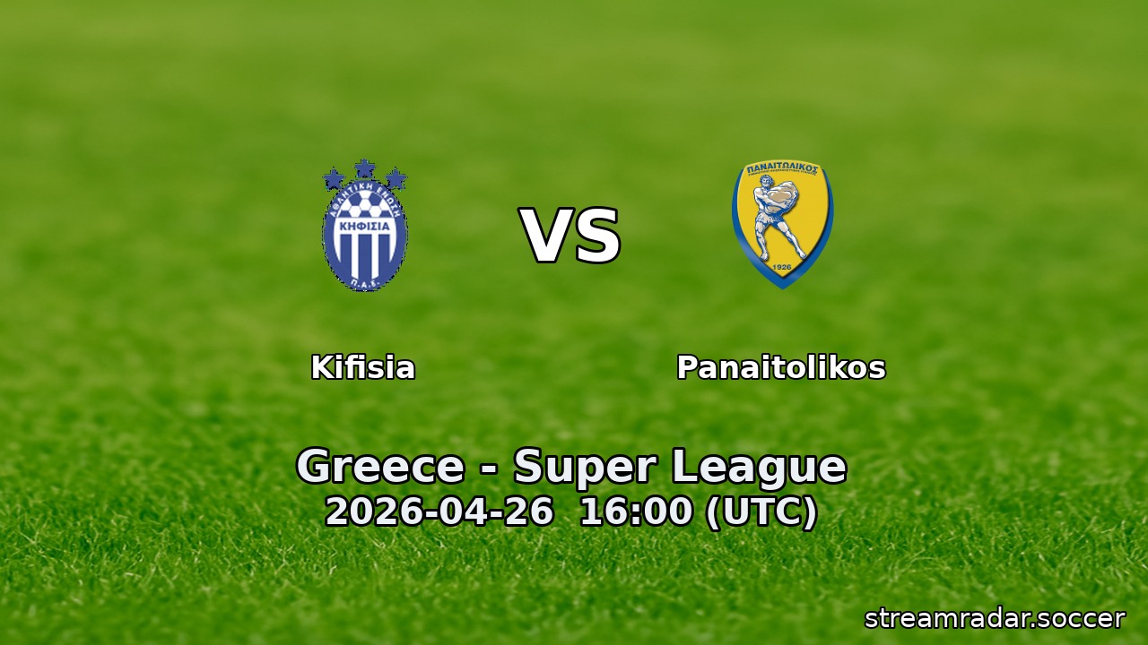 Kifisia vs Panaitolikos