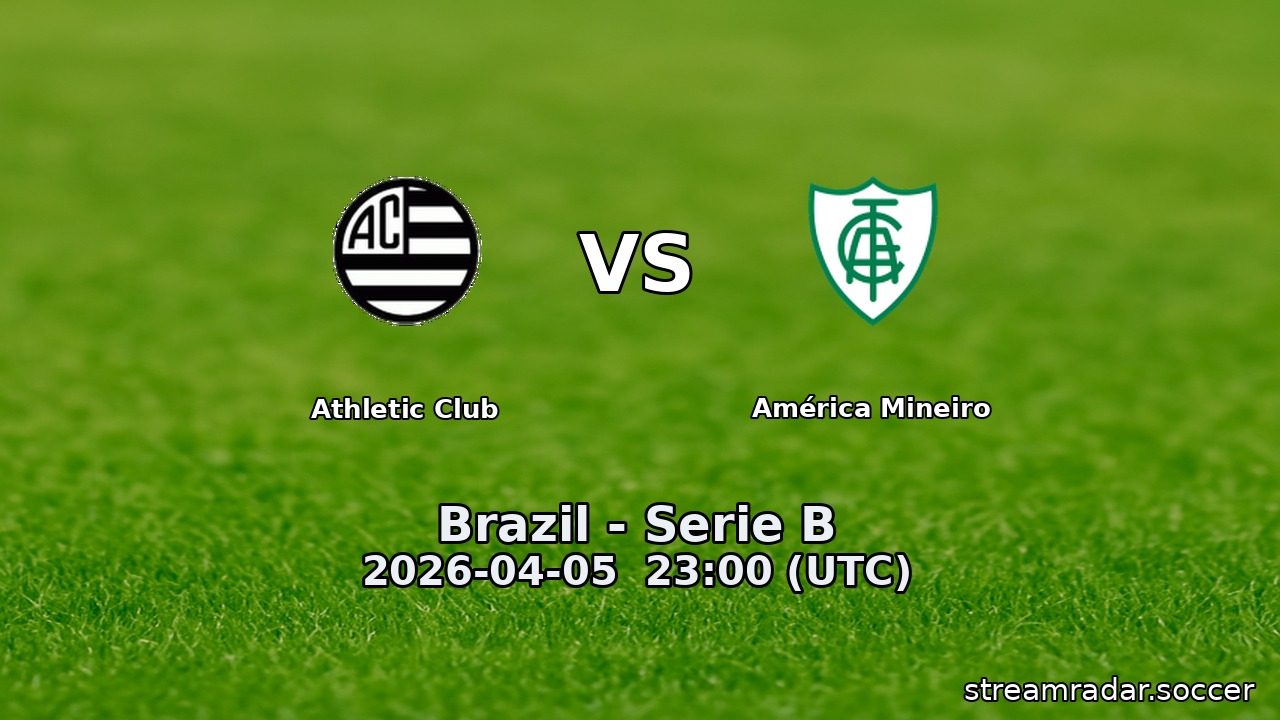 Athletic Club vs América Mineiro