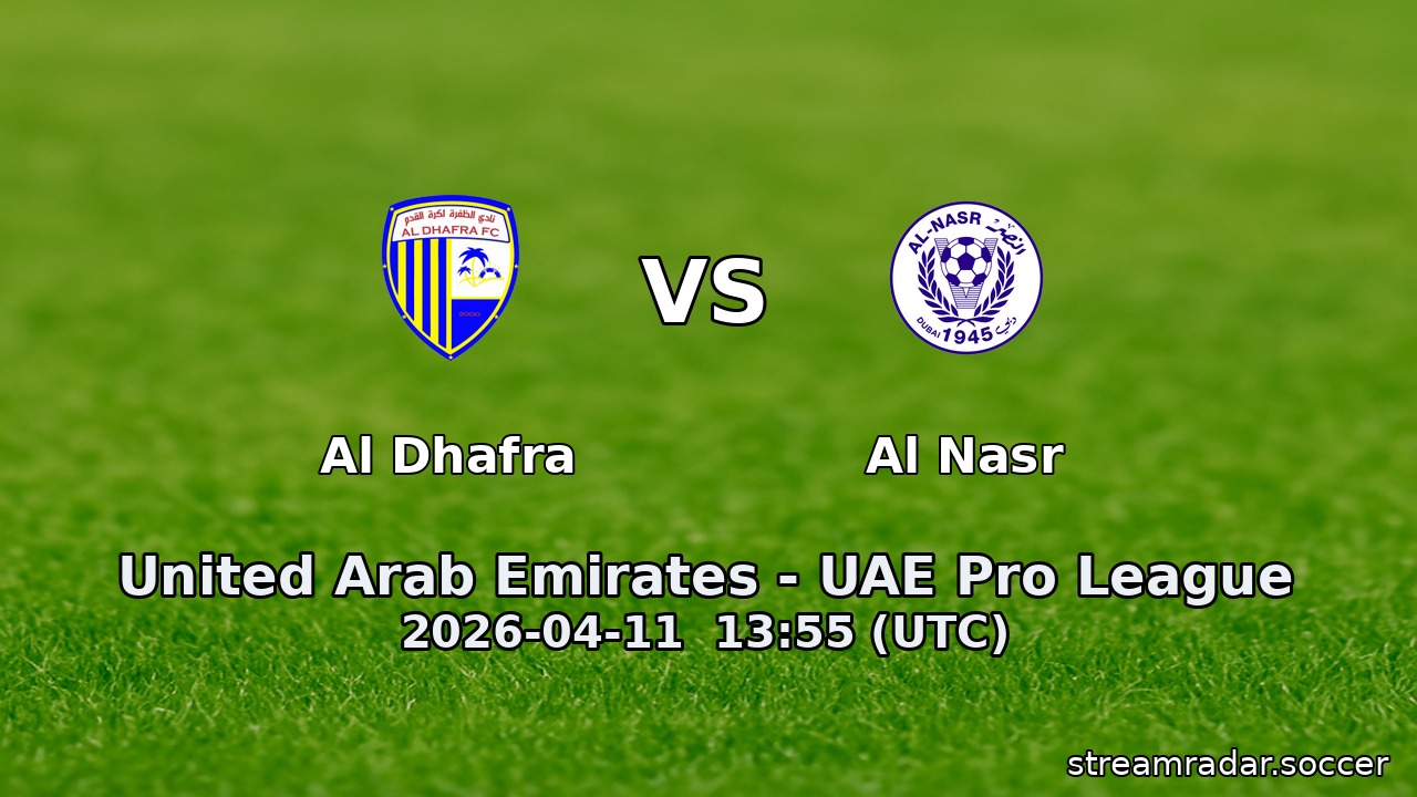 Al Dhafra vs Al Nasr