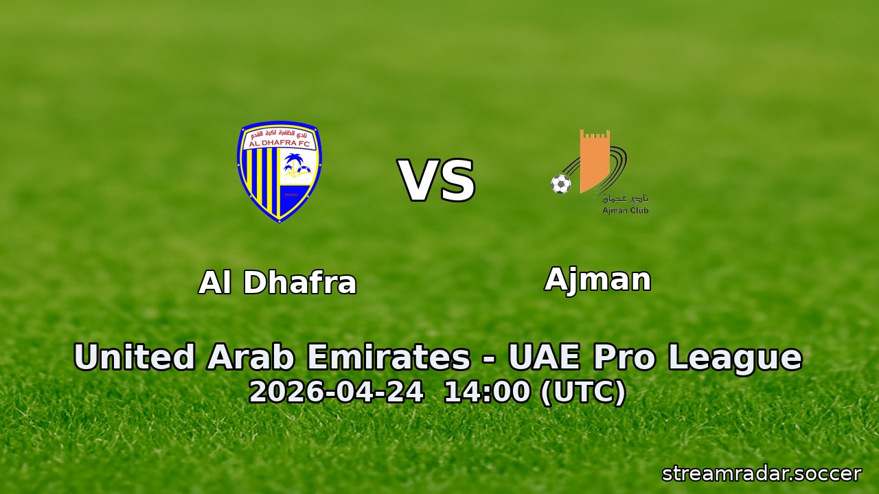 Al Dhafra vs Ajman
