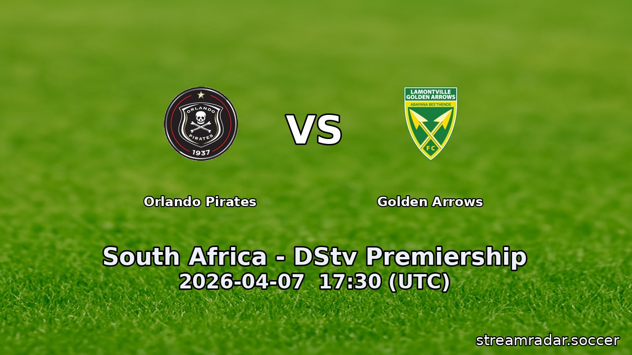 Orlando Pirates vs Golden Arrows