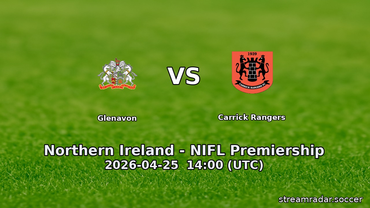 Glenavon vs Carrick Rangers