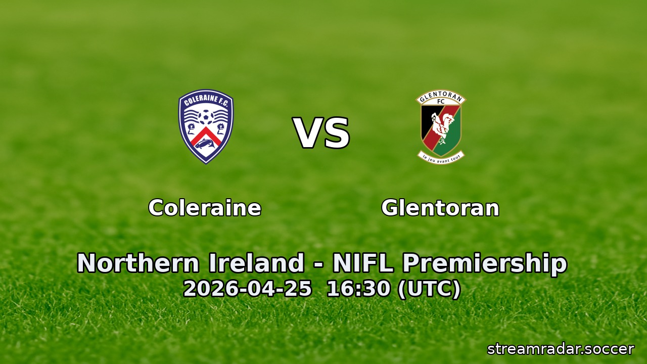 Coleraine vs Glentoran