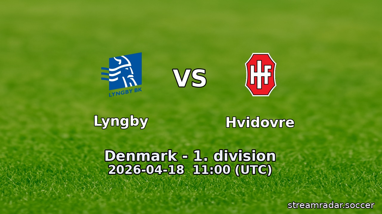 Lyngby vs Hvidovre