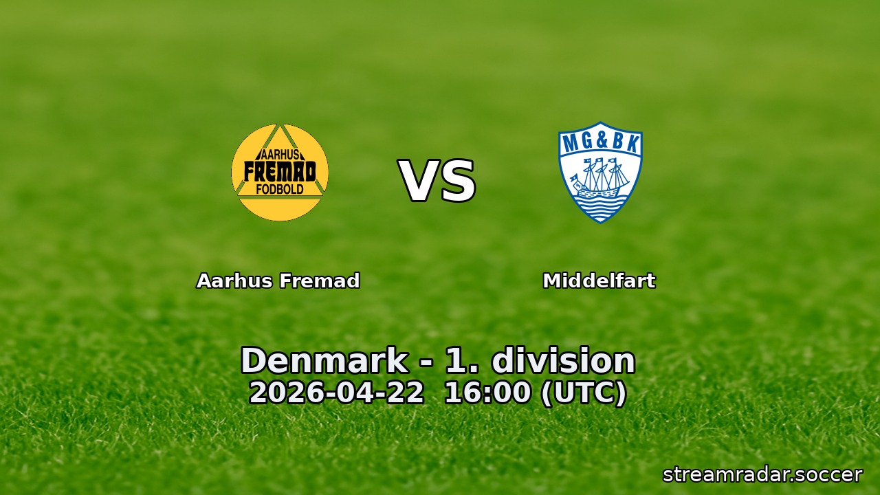 Aarhus Fremad vs Middelfart