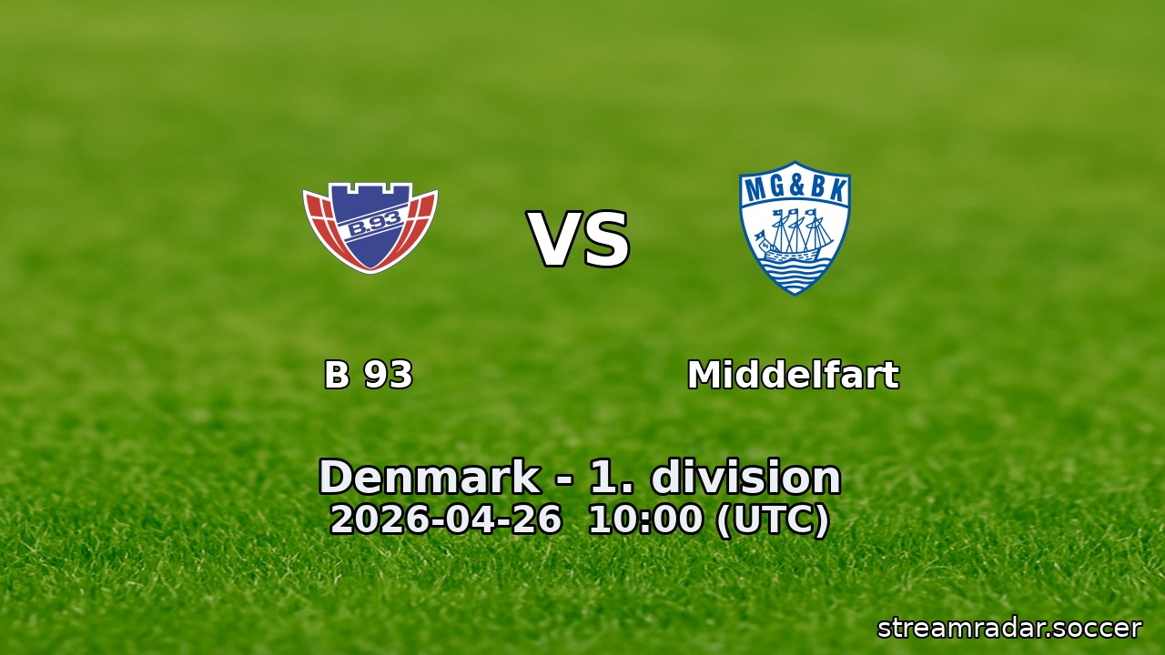 B 93 vs Middelfart