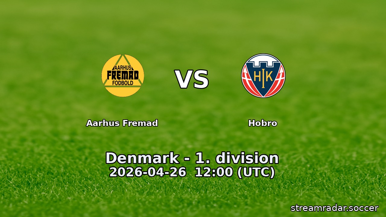 Aarhus Fremad vs Hobro