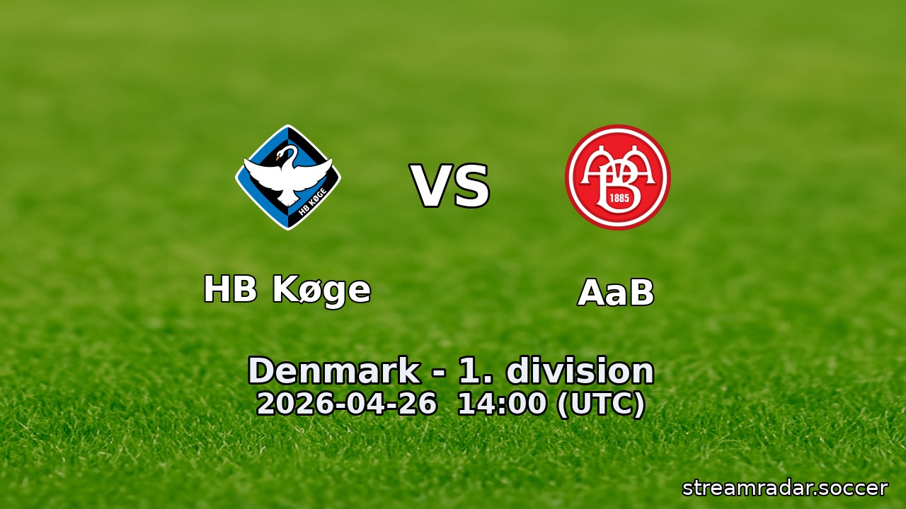HB Køge vs AaB