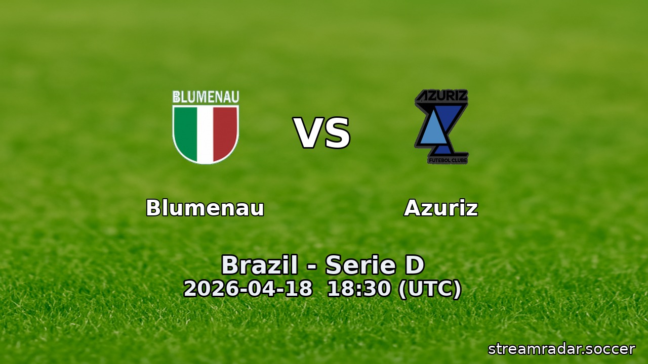 Blumenau vs Azuriz
